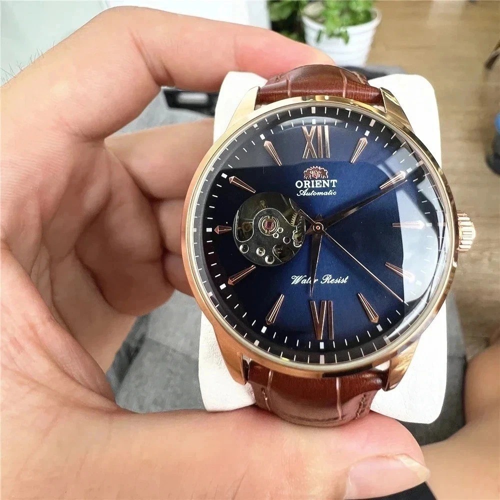Orient Watch Bambino Classic Men Luxury Gift Automatic Mechanical Leather Strap