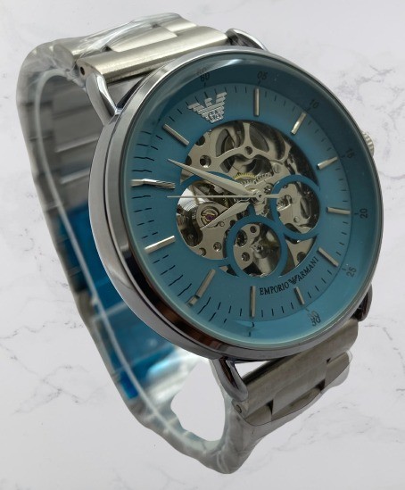Refurbished Beautiful Skeleton Look Emporio Armani Automatic Men’s Wristwatch