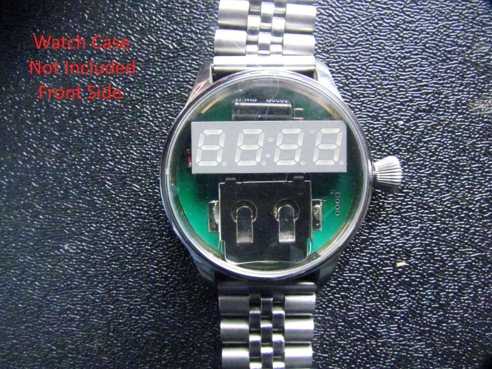 NEW! Retro Look 7mm (.28″) RED LED Watch Module for 38mm dial case.