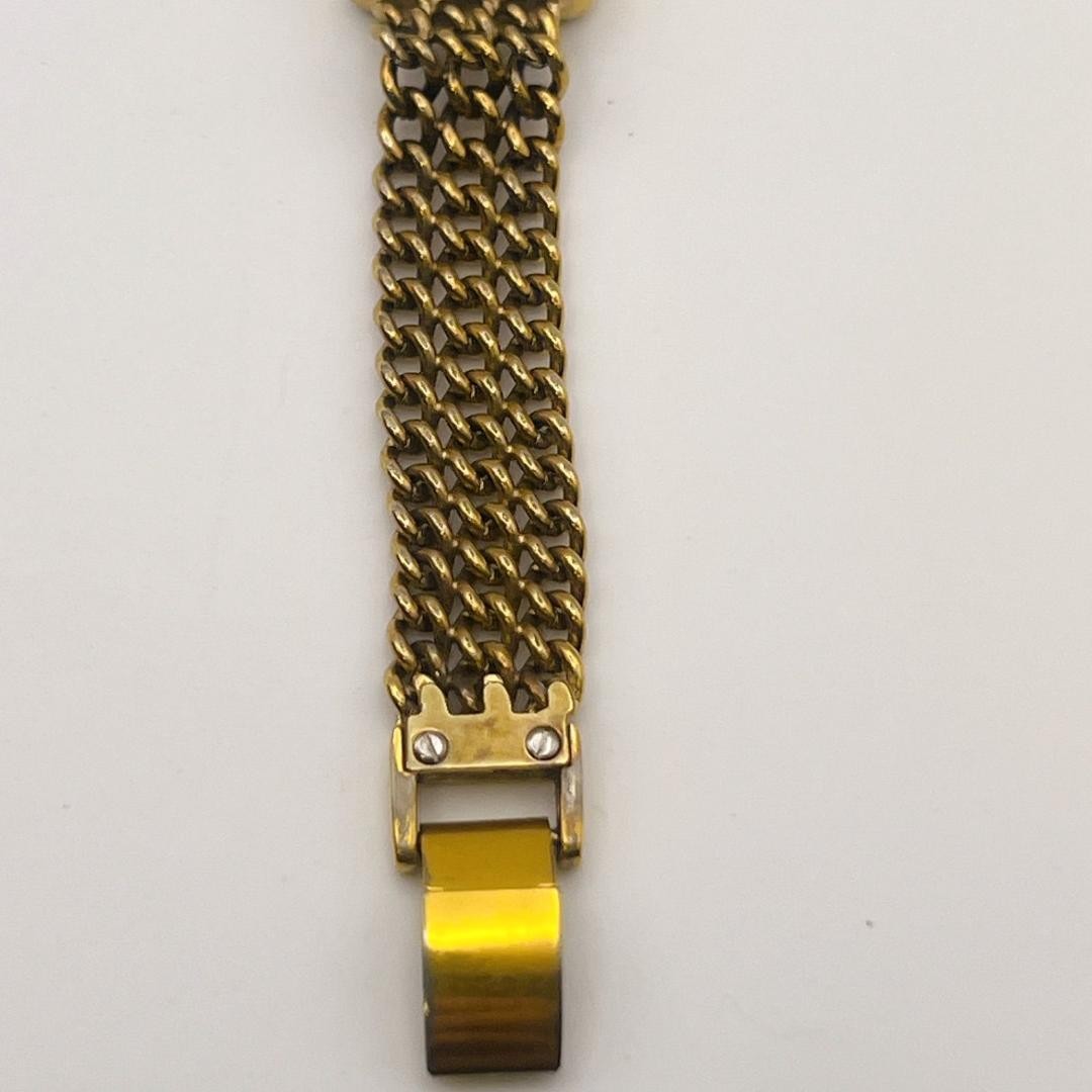 SEIKO 11-4650 Manual Wind Gold Bracelet Watch 15.5cm Working Used