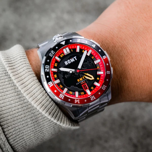 RGMT Globemaster Stealth Ops GMT Automatic Watch