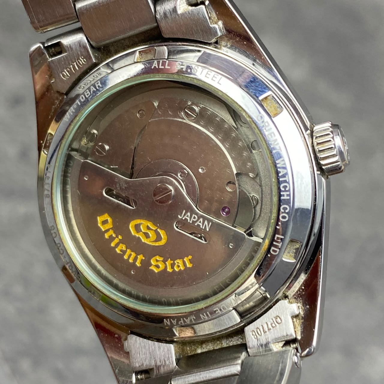 Rare ORIENT STAR President Automatic EV0F-C0 White Dial Men’s Watch Vintage