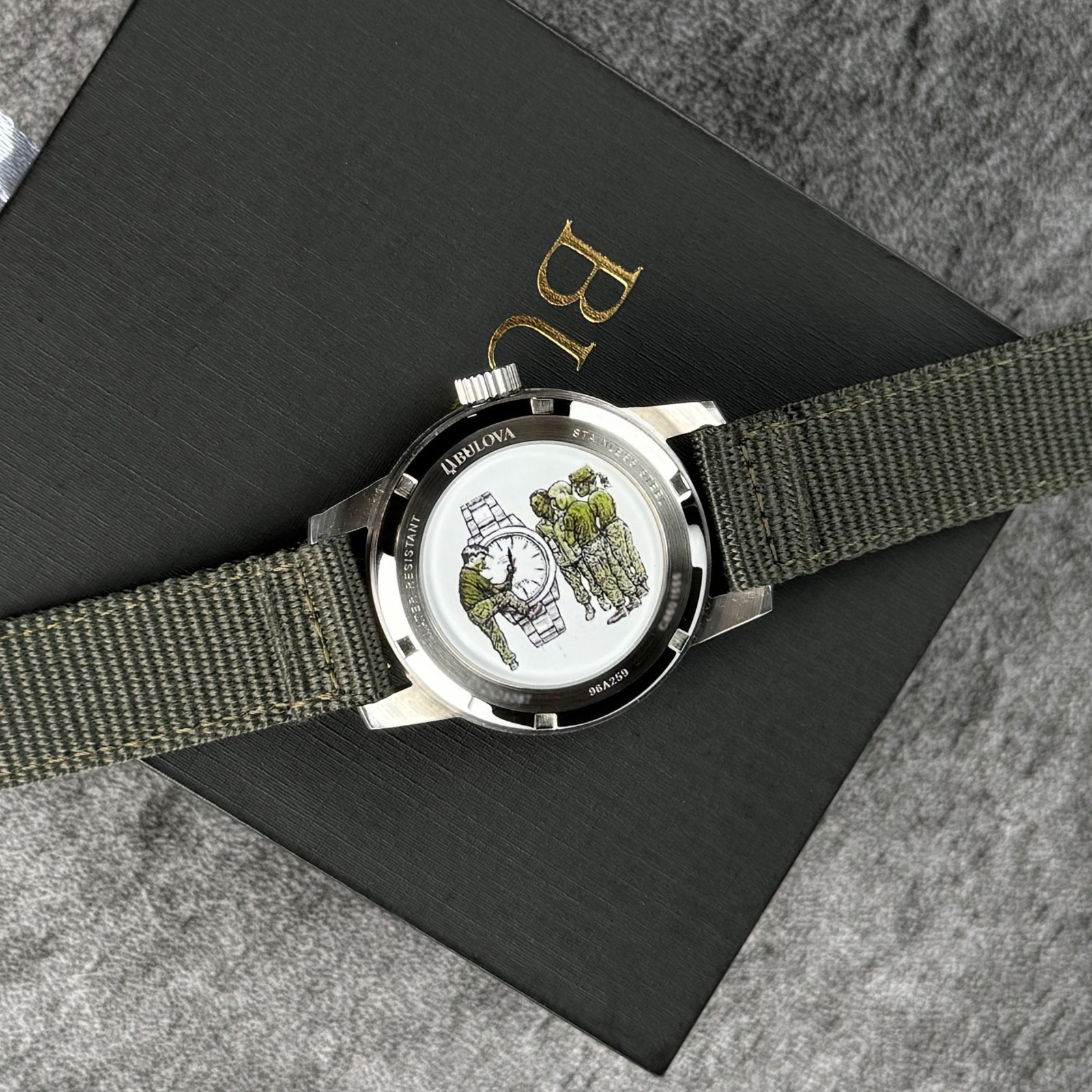 Bulova Hack VWI SPECIAL EDITION Black Dial Automatic Men’s Watch 96A259