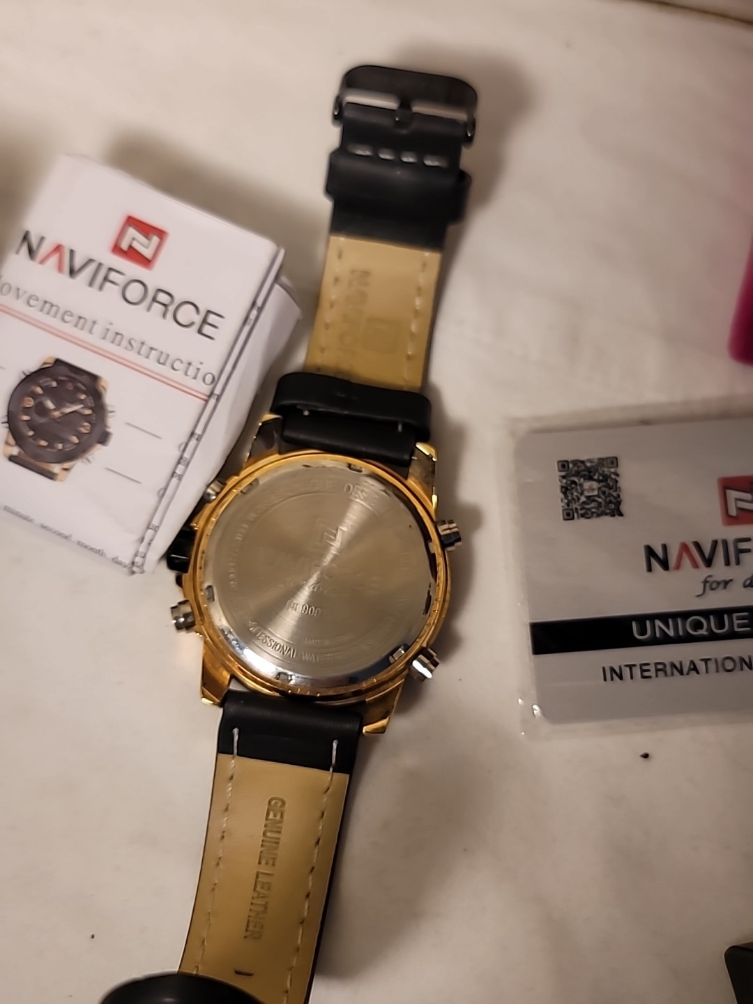 NAVIFORCE FOR DREAM CHRONOGRAPH WATCH NF9097M MEN’S HEAVY CASE