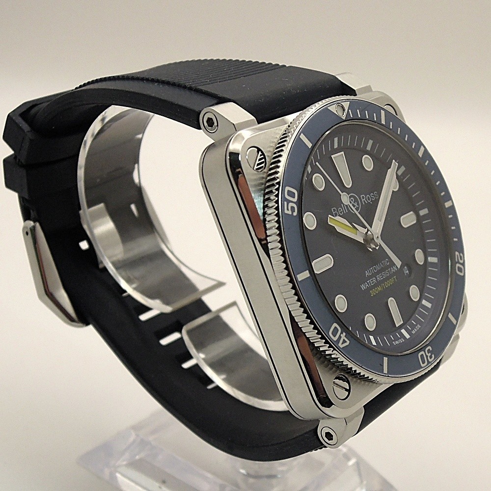 Bell & Ross BR03-92 Diver Blue Automatic Steel Men’s 42mm – BR03-92-D-BU-ST/SRB