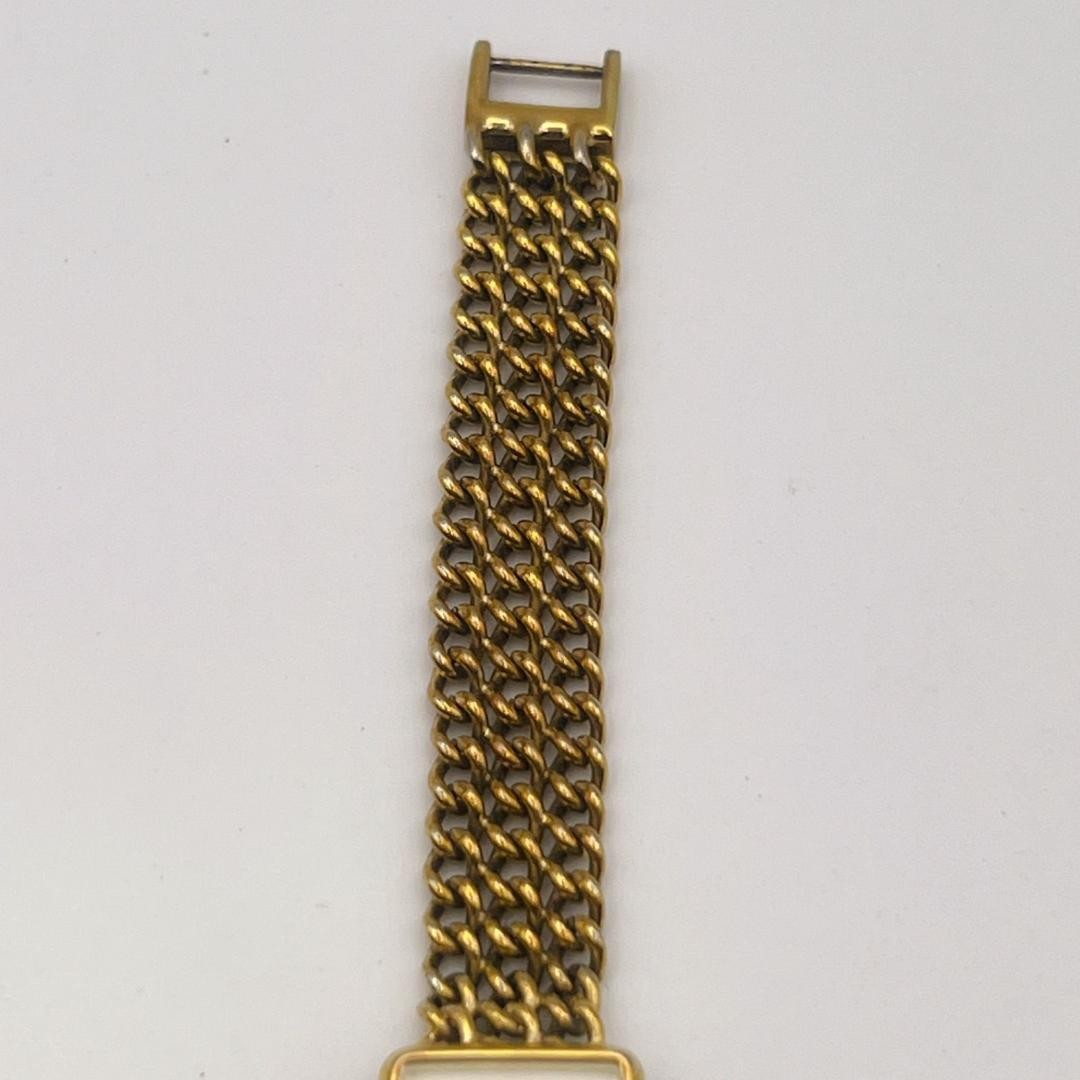 SEIKO 11-4650 Manual Wind Gold Bracelet Watch 15.5cm Working Used