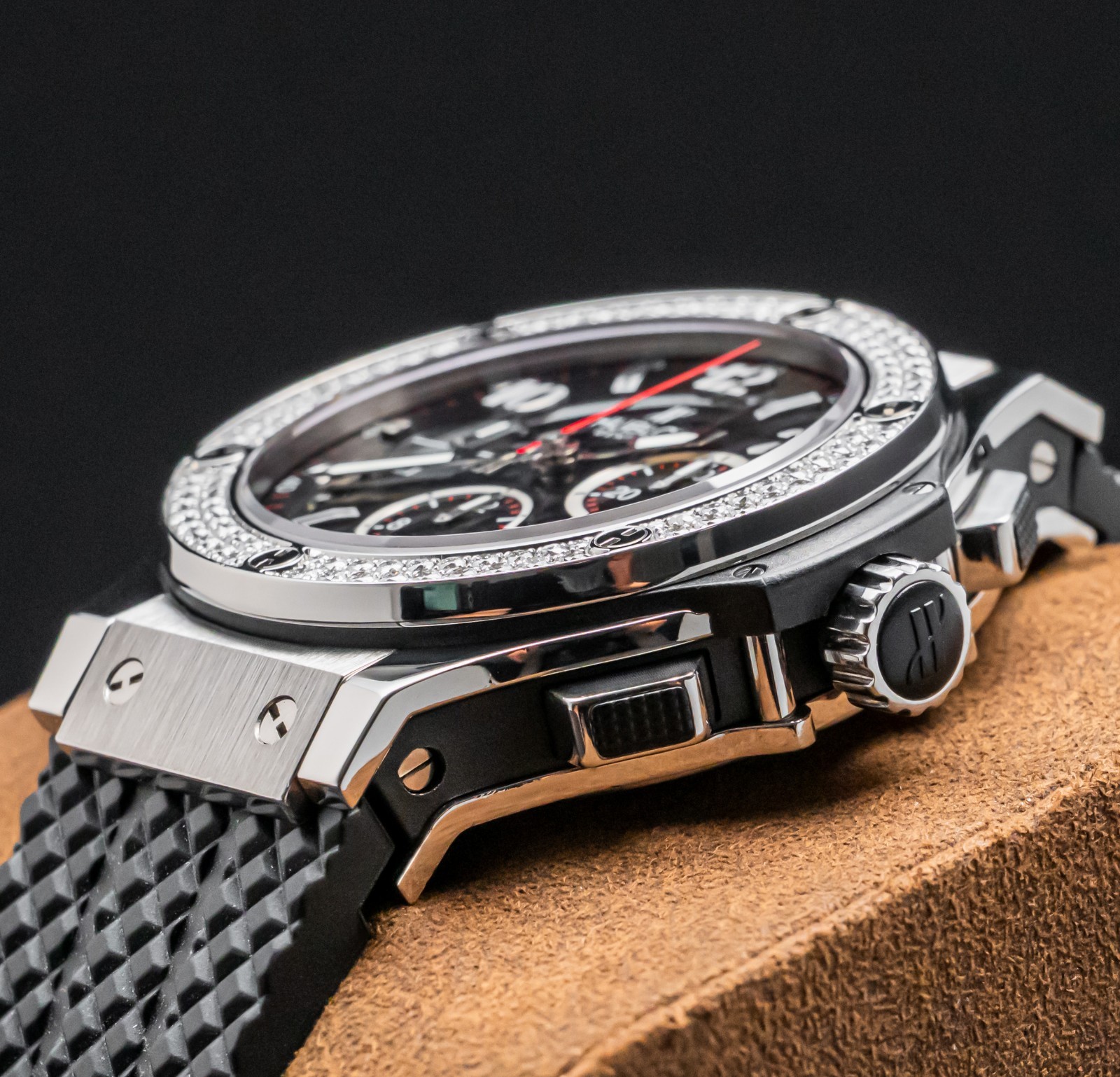 Hublot Big Bang 44 Original Diamond $20K MSRP FACTORY-SET 301.SX.130.RX.114