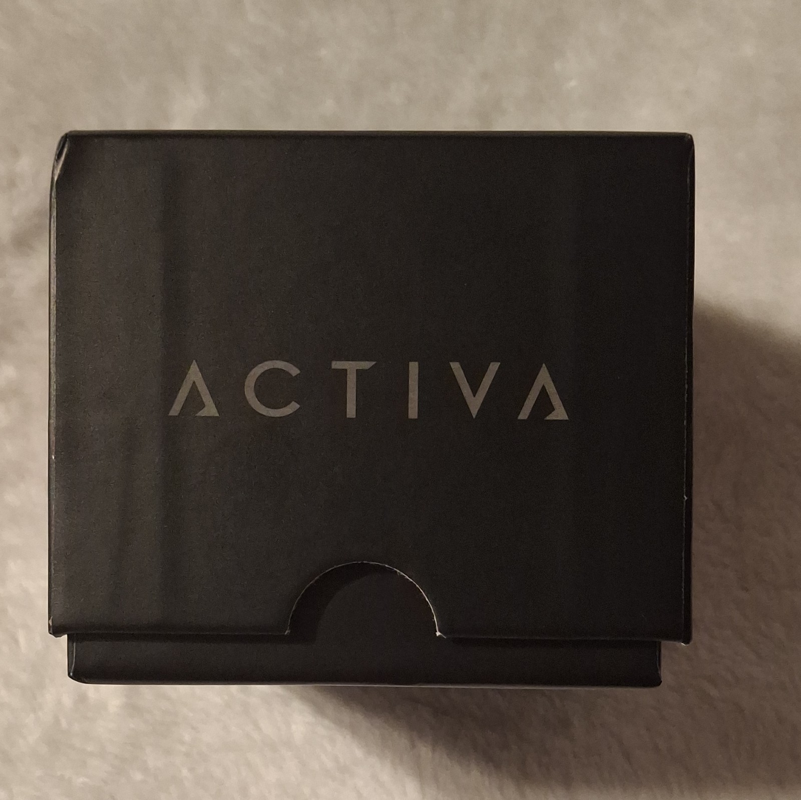 Activa Analog-Digital Quartz Sport Watch Alarm 10m Black/White Rubber Box