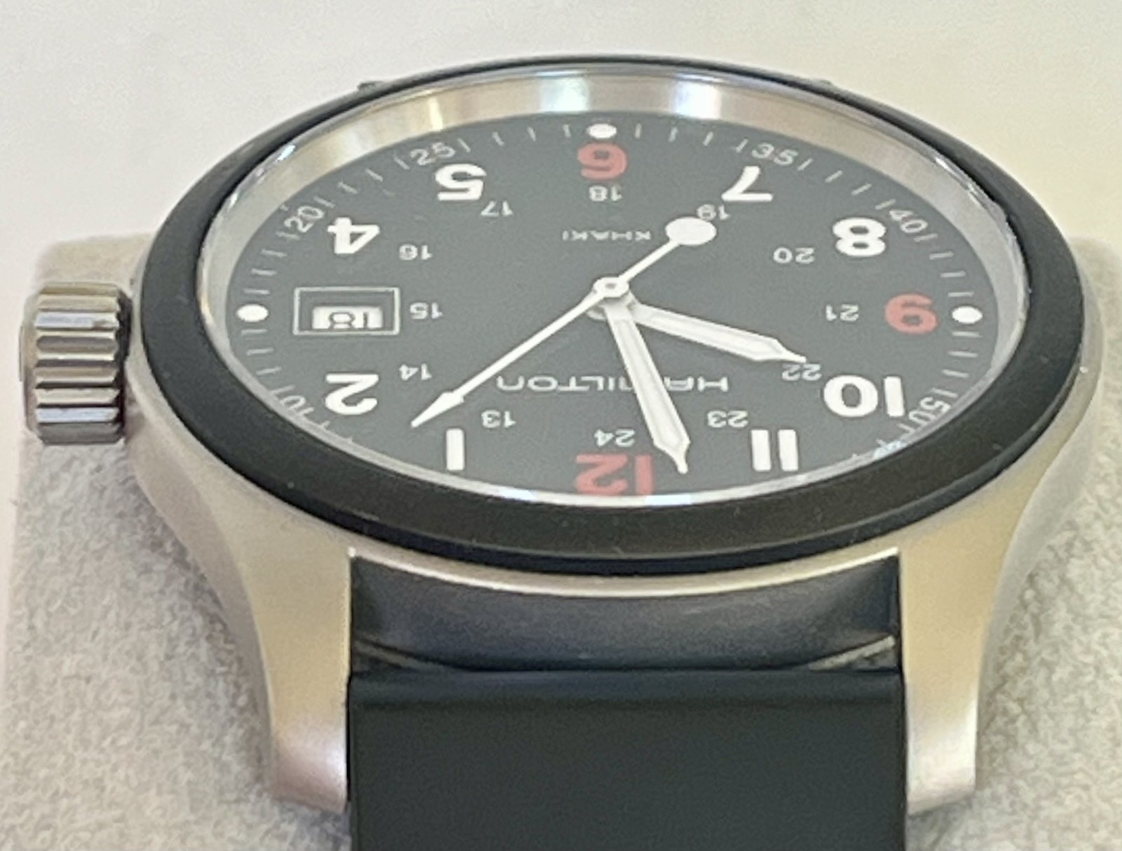 Hamilton Khaki Field S.W.A.T. 38mm Wristwatch H684210 W/ New Battery