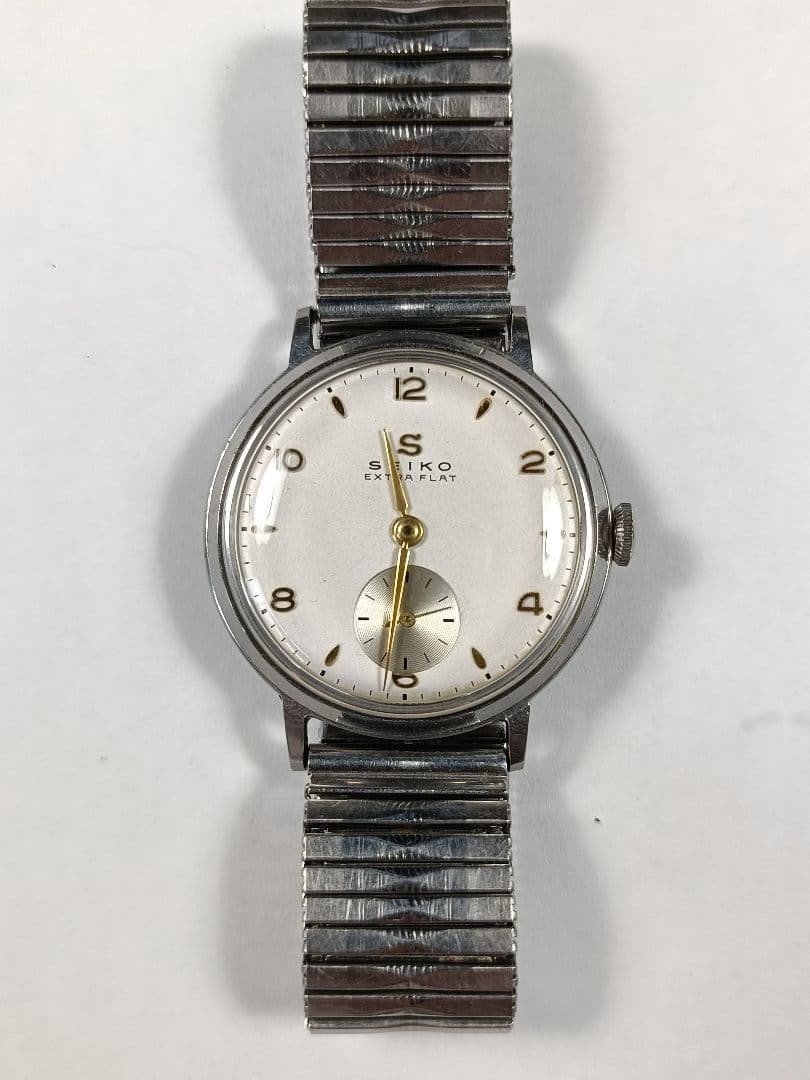 Seiko EXTRA FLAT 13050 new 10B S mark small second good working condition