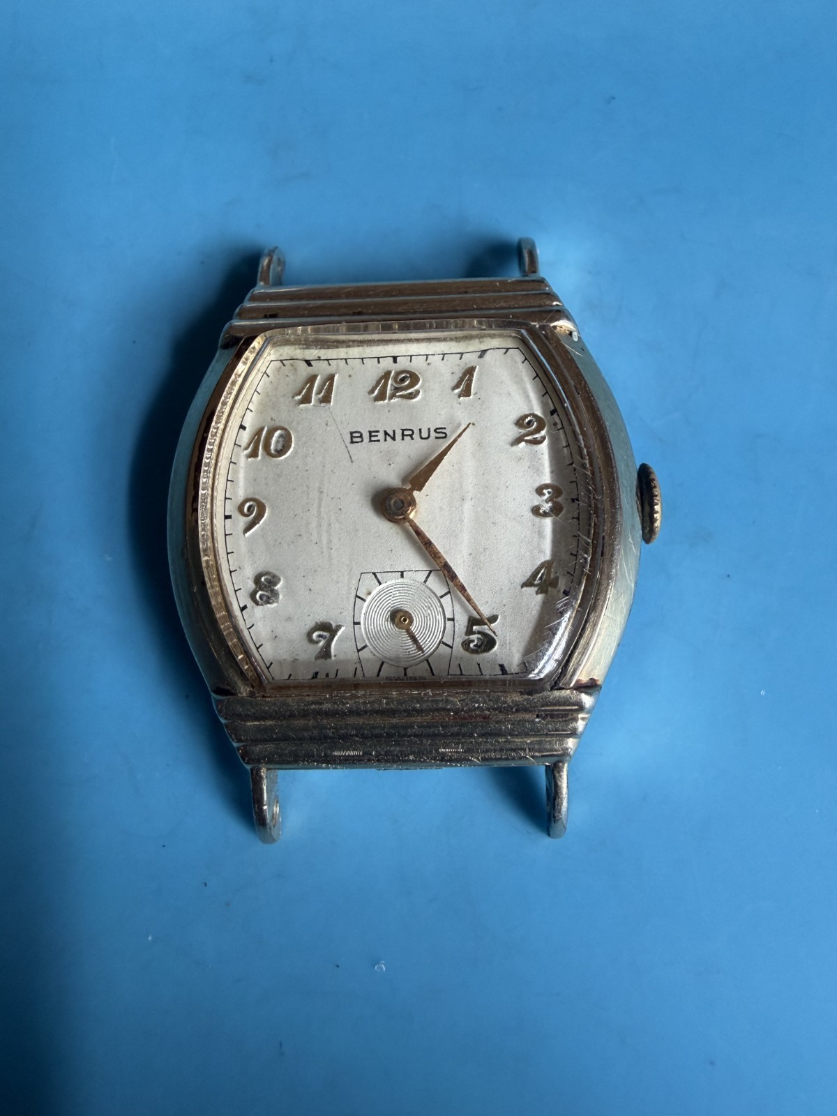 Vintage Benrus BB 13 Swiss 15J 10K GP Watch – Running – Parts Repair
