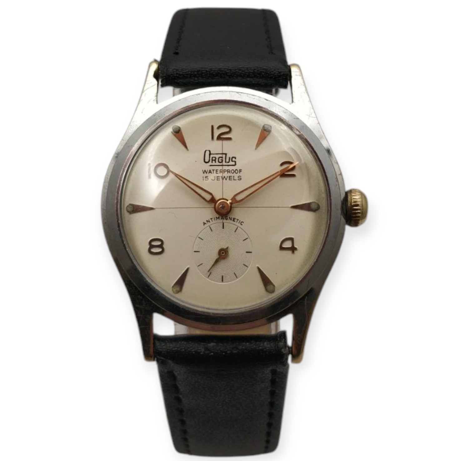 Orgus 32.5Mm 1950S Calibre Cupillard 233 Lebrocantheure Montre Vintage Watch