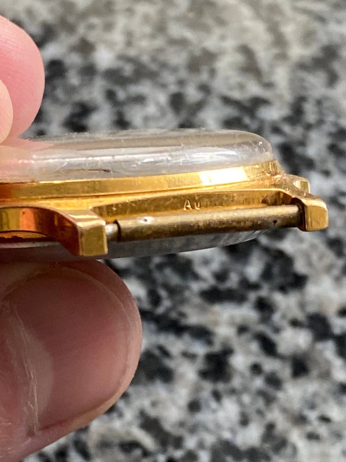 Pobeda Watch Vintage Soviet mechanical USSR Wristwach Rare Gold Plated AU