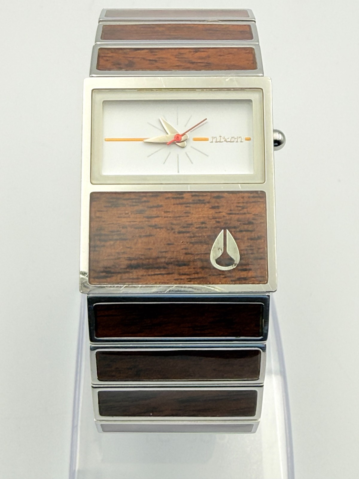 Nixon The Chalet Wood Panel Quartz Watch Wrist 18cm (7.1in) – Rank B