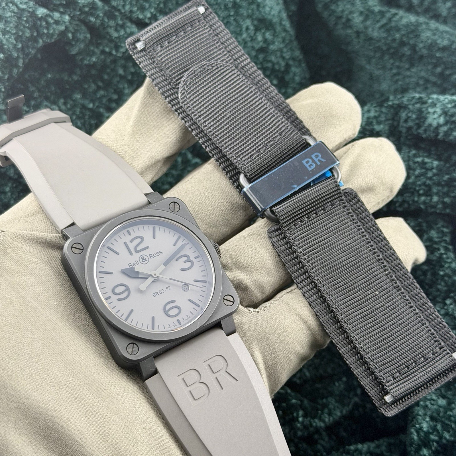 Bell & Ross BR 03-92 Commando Excellent Condition • Box & Accessories • Watch 42