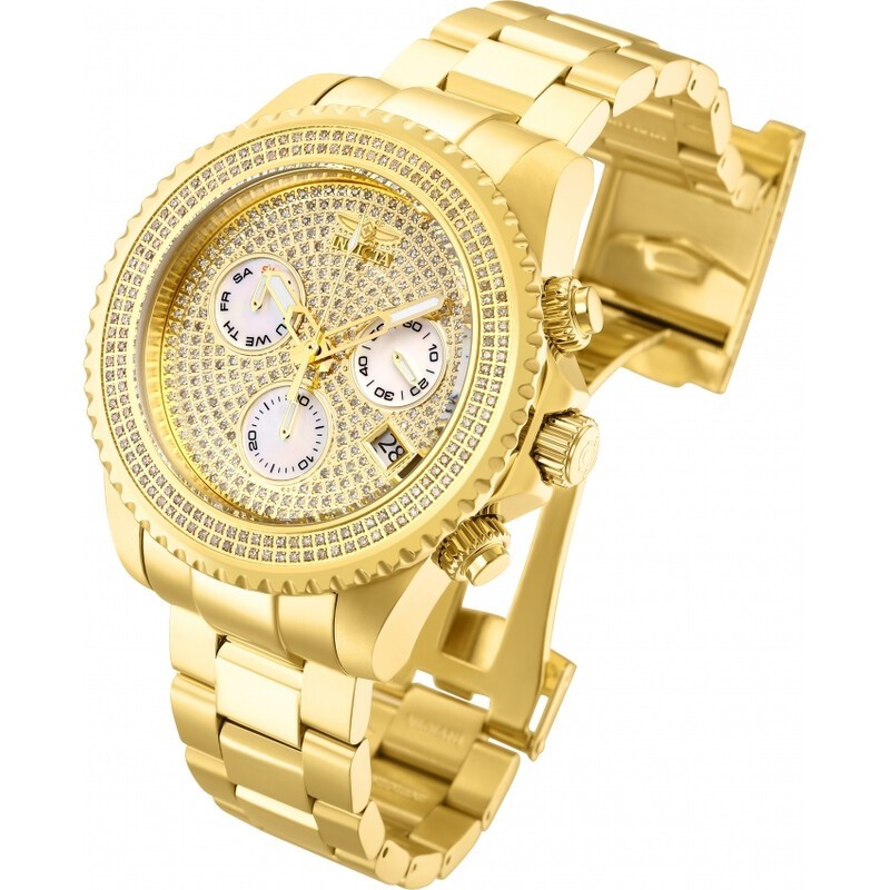 INVICTA SWISS MADE DIAMOND 2 CTW GRAND DIVER PRO 300M STAINLESS STEEL WATCH SALE