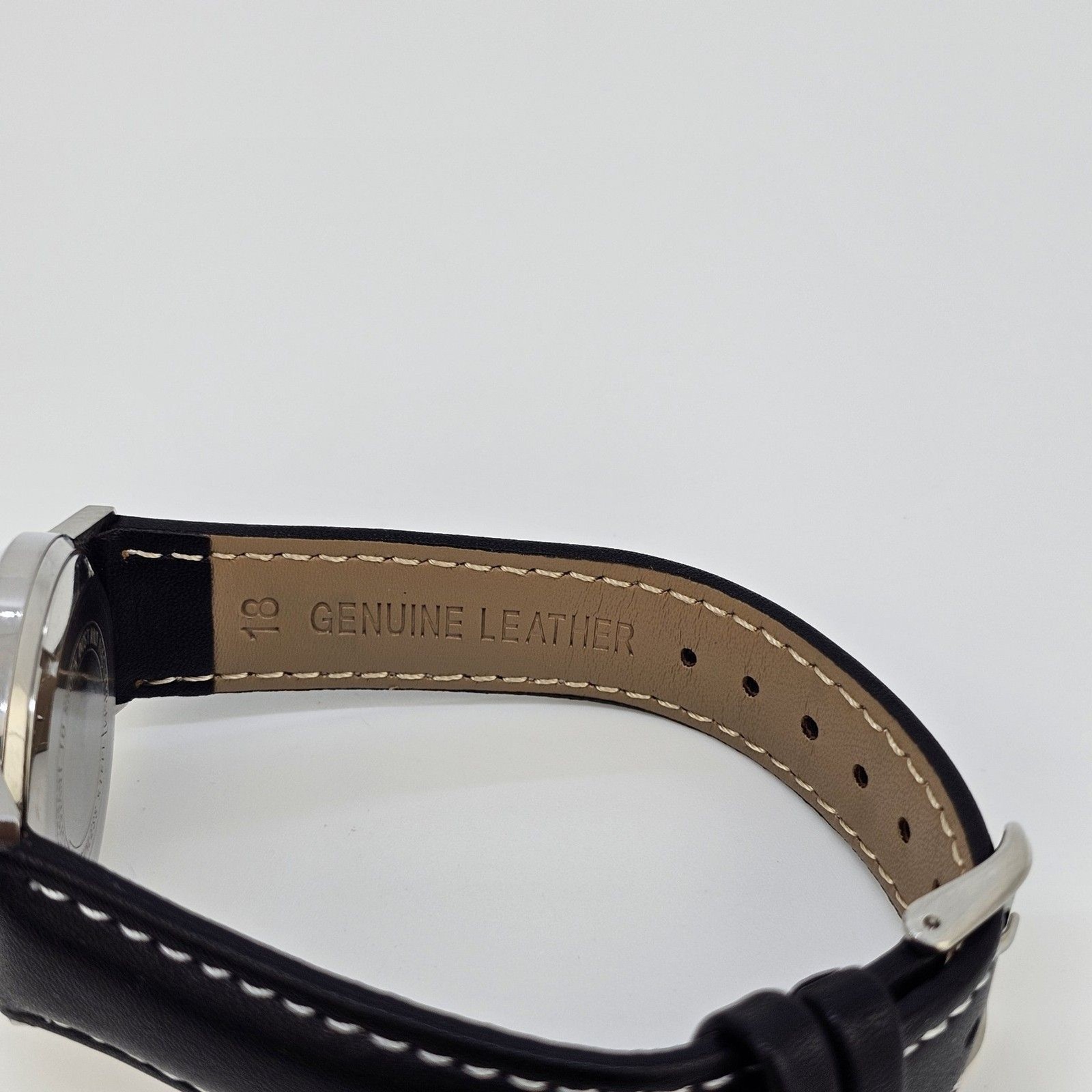 VTG Hilton Automatic Men’s Watch 34MM Gray Dial Swiss New Black Leather Bands