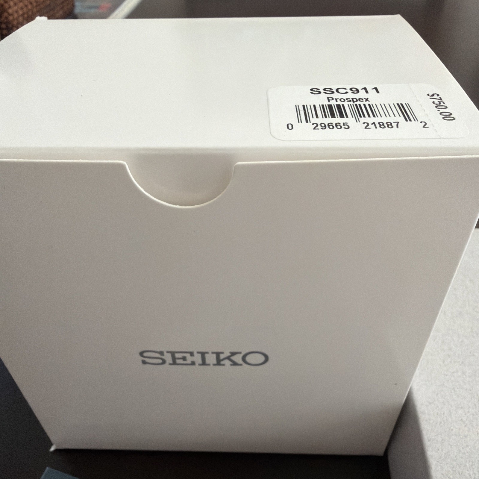New Seiko Prospex Speedtimer SSC911 Solar Chronograph Panda Dial B&P