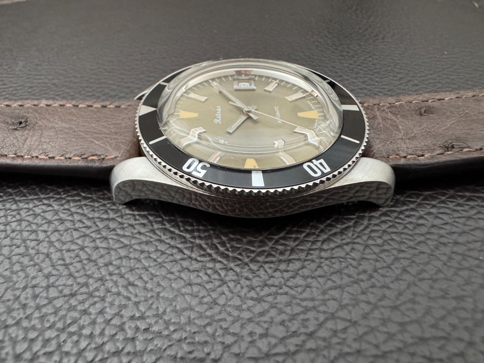 Retras Swiss Automatic Diver Watch 38.5mm STP 1-11 Limited Edition 1 of 50 Rare
