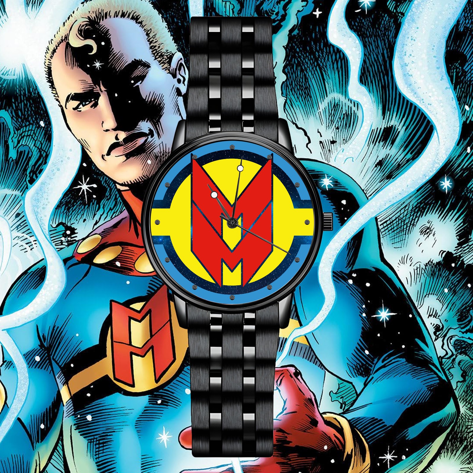 Miracleman Symbol Engraved Wristwatch