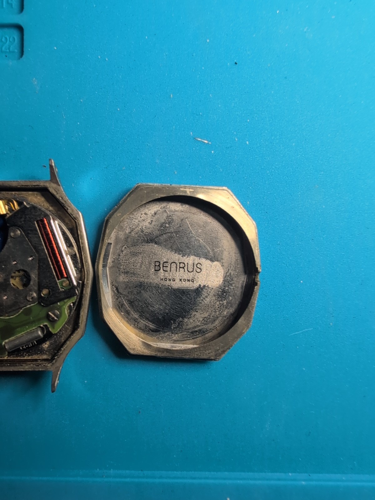 Clinton By Benrus Quartz Tank Style Watch – HEAD ONLY – PROJECT