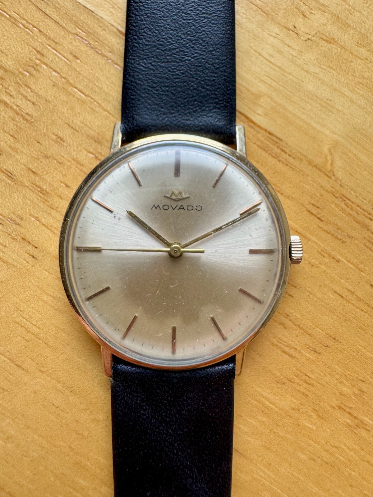 Vintage Movado Sub-Sea 14K Gold-Filled Dress Watch