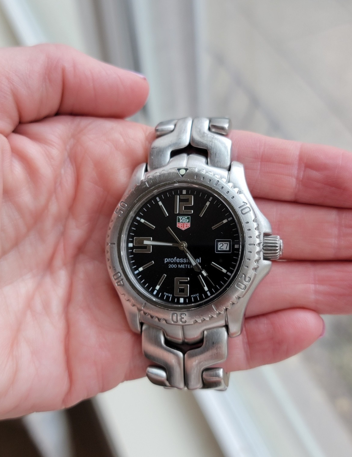 TAG Heuer WT1110.BA0550 Mens Link Series Professional Quartz Watch Black 200M