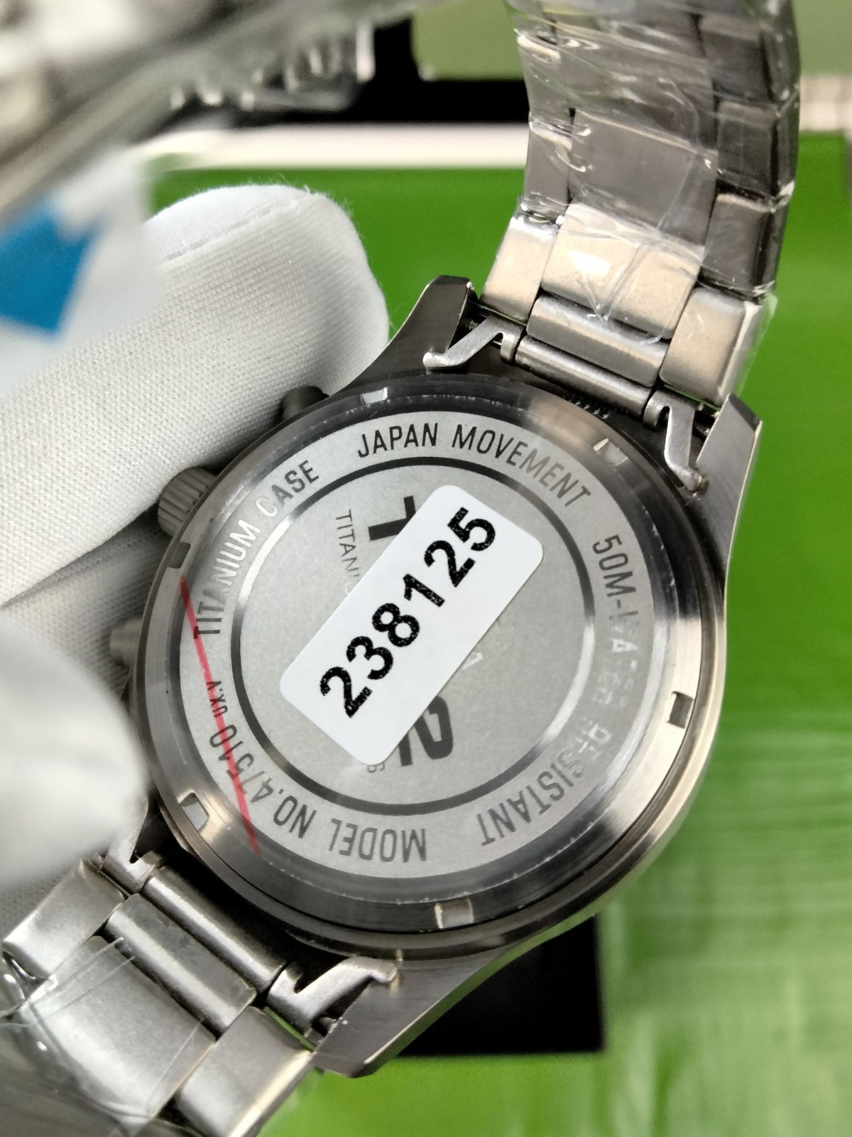 Invicta 47510 TI-22 Titanium Men 44.5 mm Chronograph Silver Quartz Watch WR 50 M