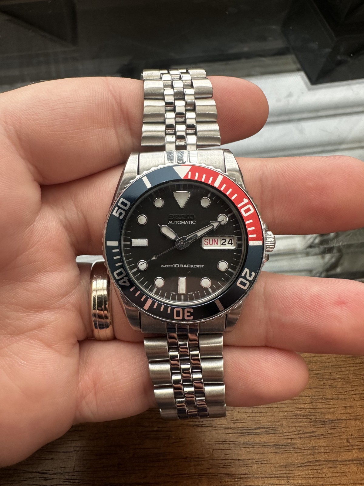 Seiko 10Bar Skx025 7s26-0050 38mm Automatic Watch
