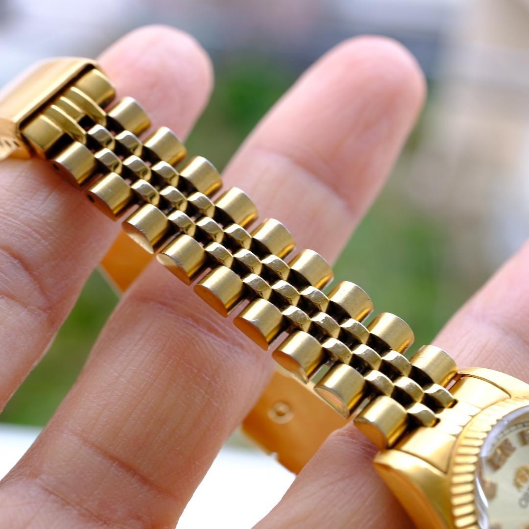 Orient President Automatic Dress Watch Gold Dial Box