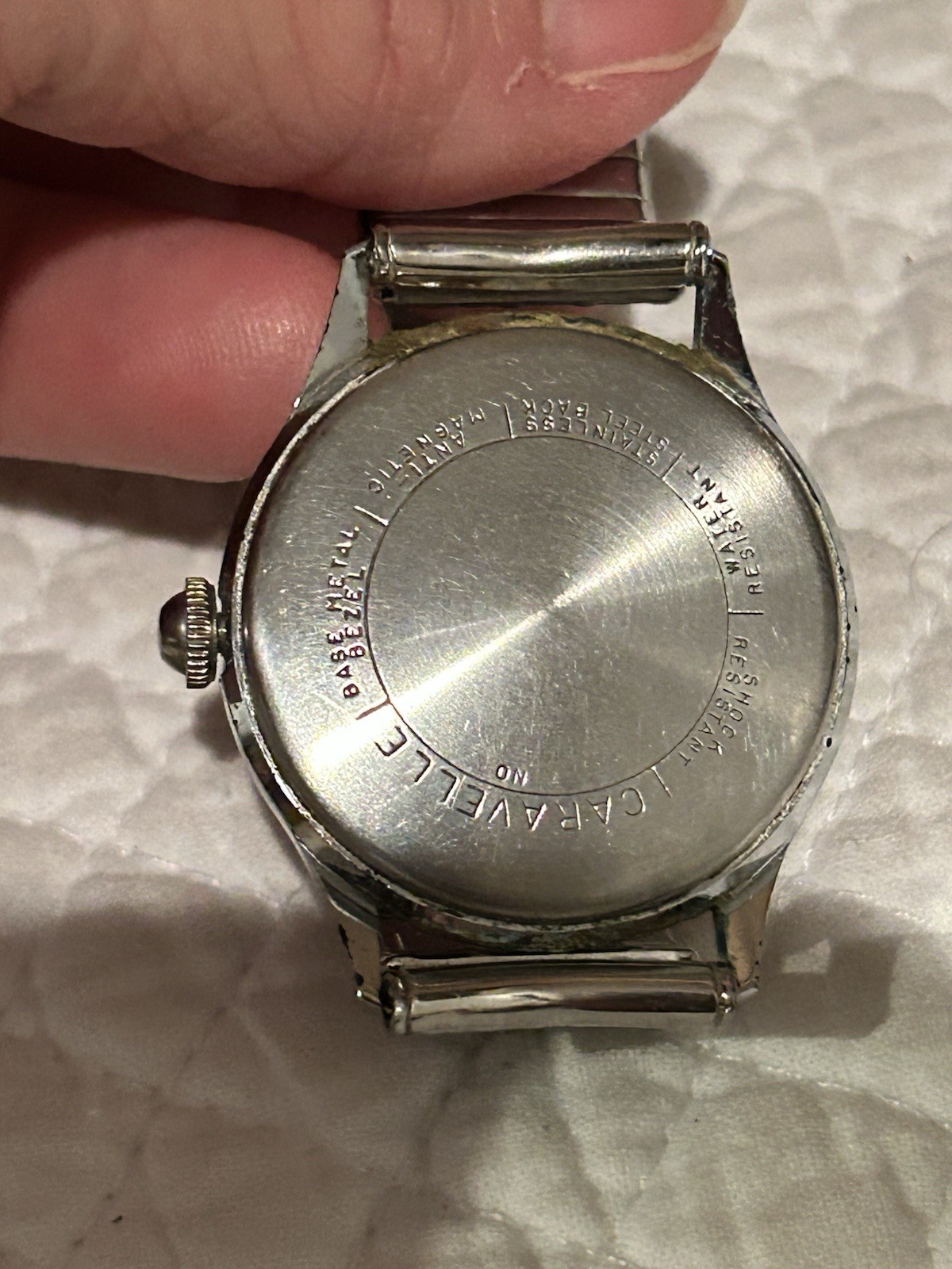 VINTAGE CARAVELLE STAINLESS STEEL N2 1972 Men’s Self Winding WATCH