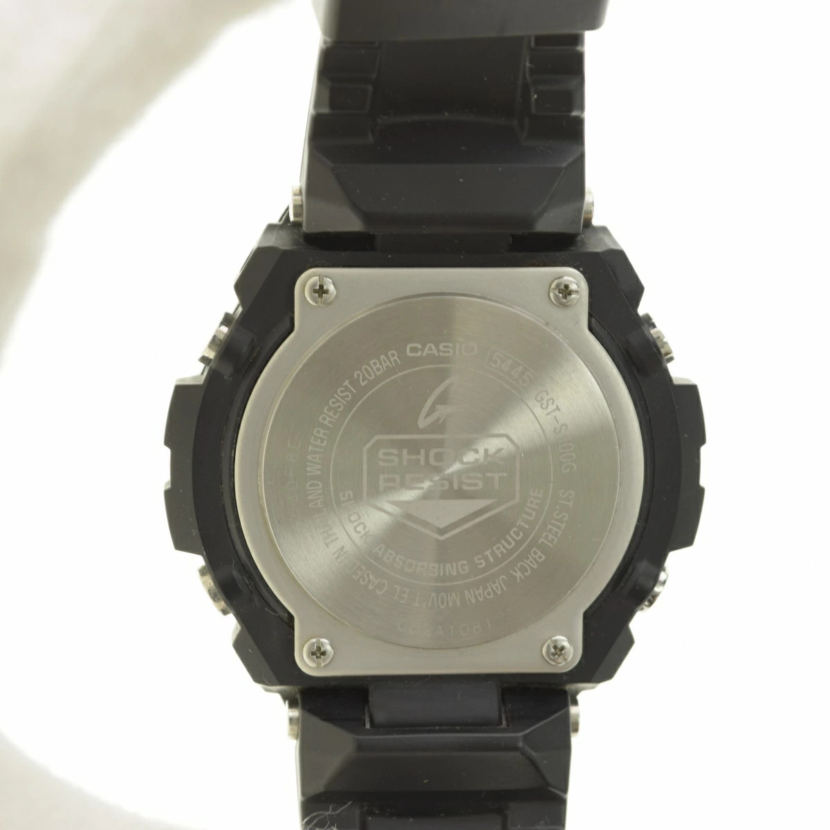 Casio G-Shock GST-S100G-1BDR Men’s Black Resin Watch Limited Sale #S609129