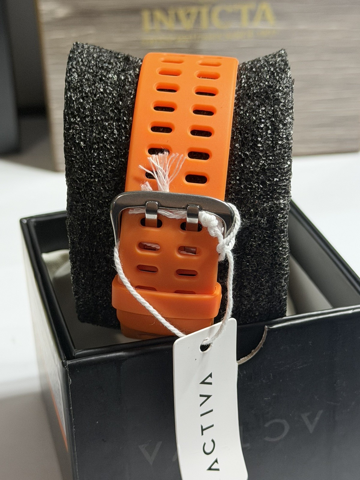Activa x Invicta Men’s 50mm Digital Sport Watch – Black/Orange (ACW1915-006) NEW
