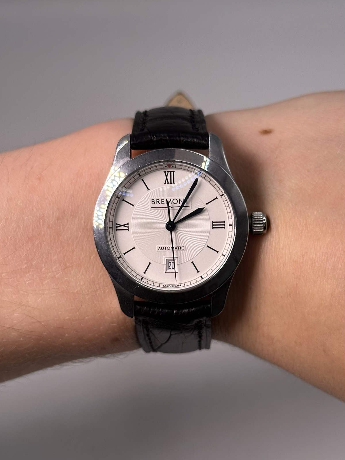 Bremont Solo-32 Ladies Automatic Chronometer Watch SOLO-32-LC/WH White Dial