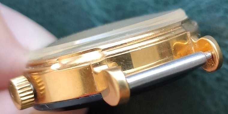 VINTAGE LUCH USSR Ladies Watch Roman Dial Gold Plated AU Soviet Mechanical WORKS