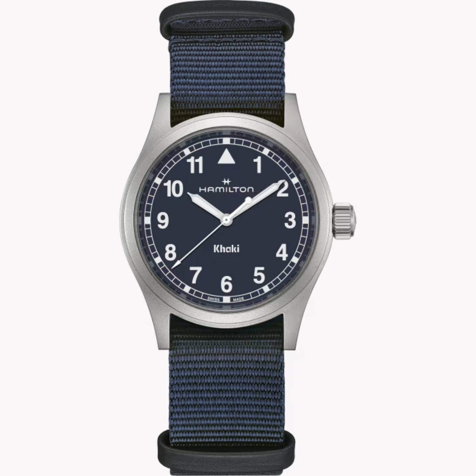 Hamilton Khaki Field Quartz Blue Dial Fabric Strap Men’s Watch H69401940