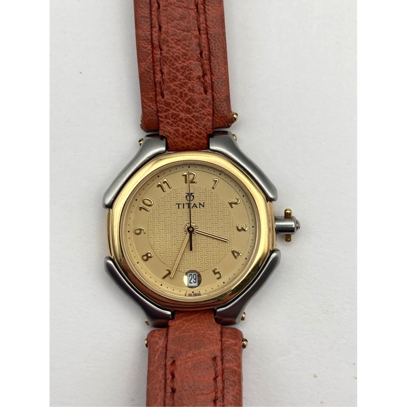 Titan Women’s Quartz Watch 28mm – E 193 India-Fresh Battery- Adjustable Band WR
