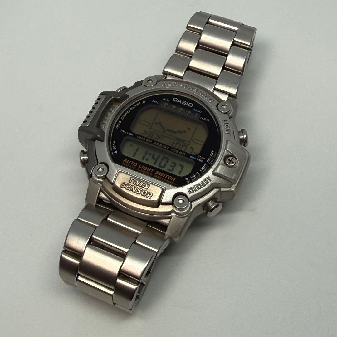 [Battery replaced, wrist size 19cm] Casio Pro Trek PRT-300, working condition