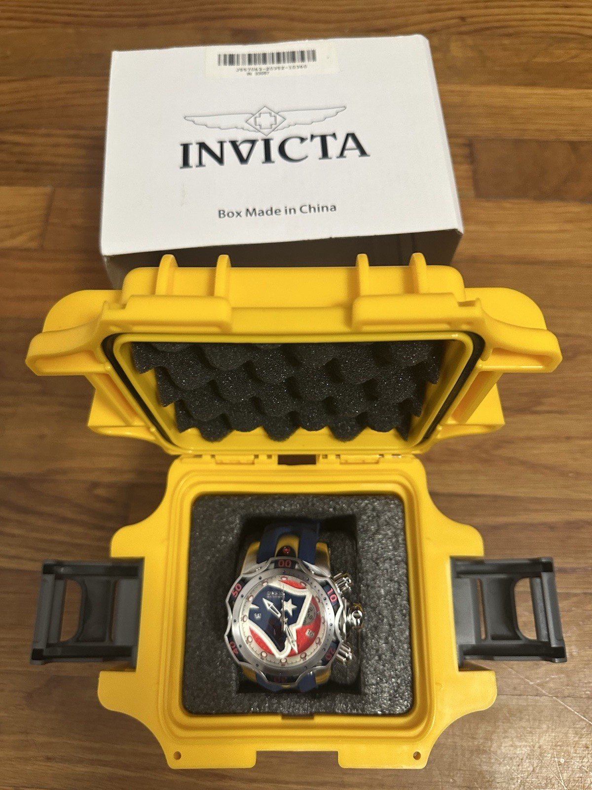 Invicta NFL New England Patriots Men’s 52mm Limited Chronograph Watch 33057 Rare