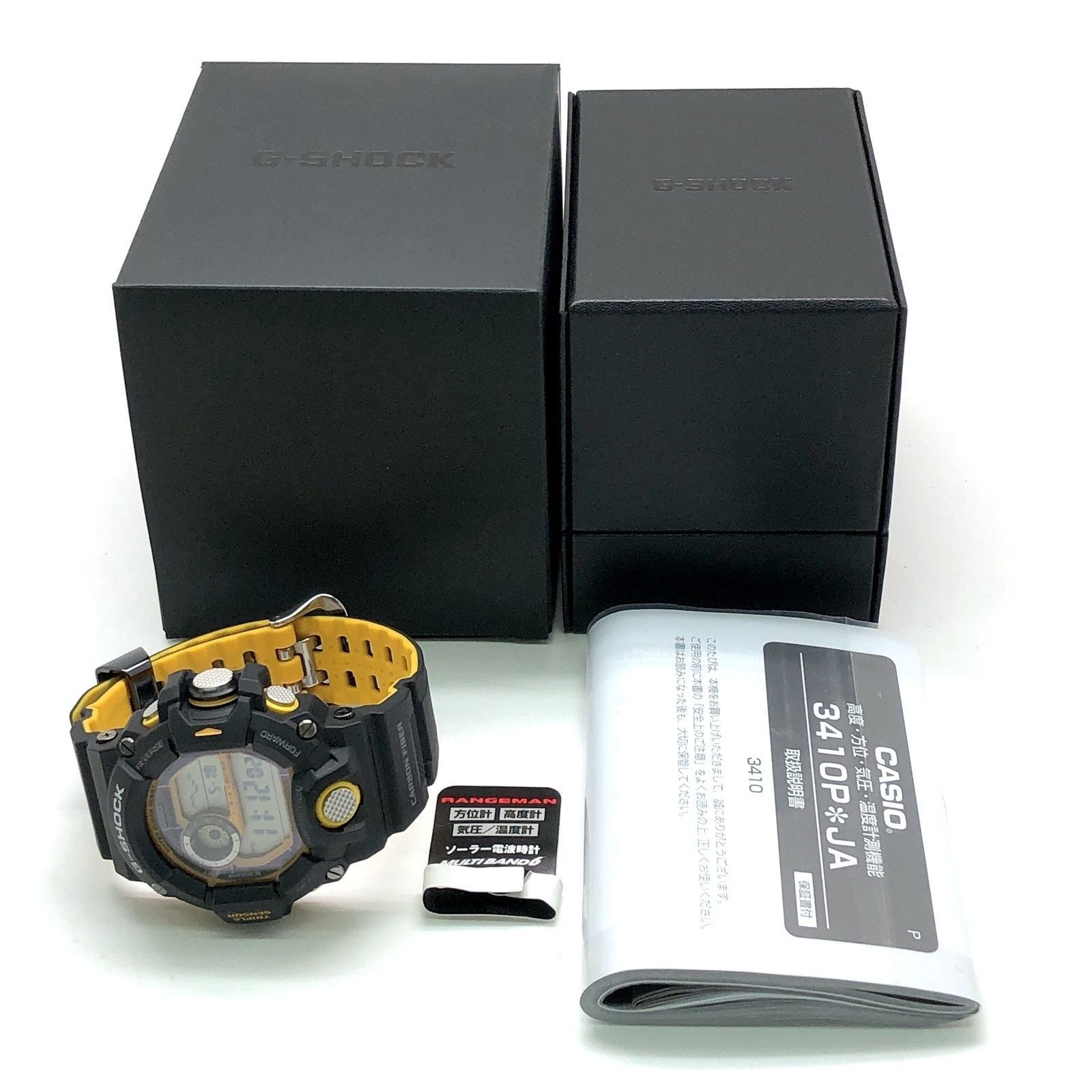 G SHOCK GW 9400YJ 1 RANGEMAN Radio Solar Triple Sensor Equipped LED Light Releas