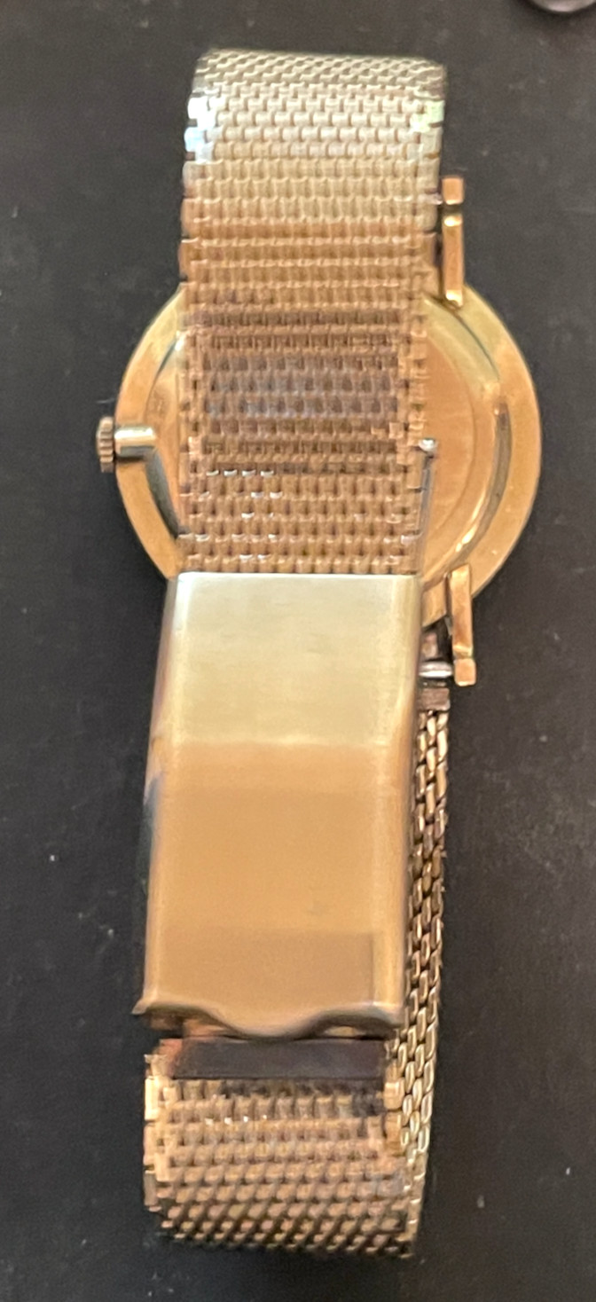 Vintage 1962 Bulova Men’s Watch Running Ticks 32.5mm Case 10K RGP M2 Swiss