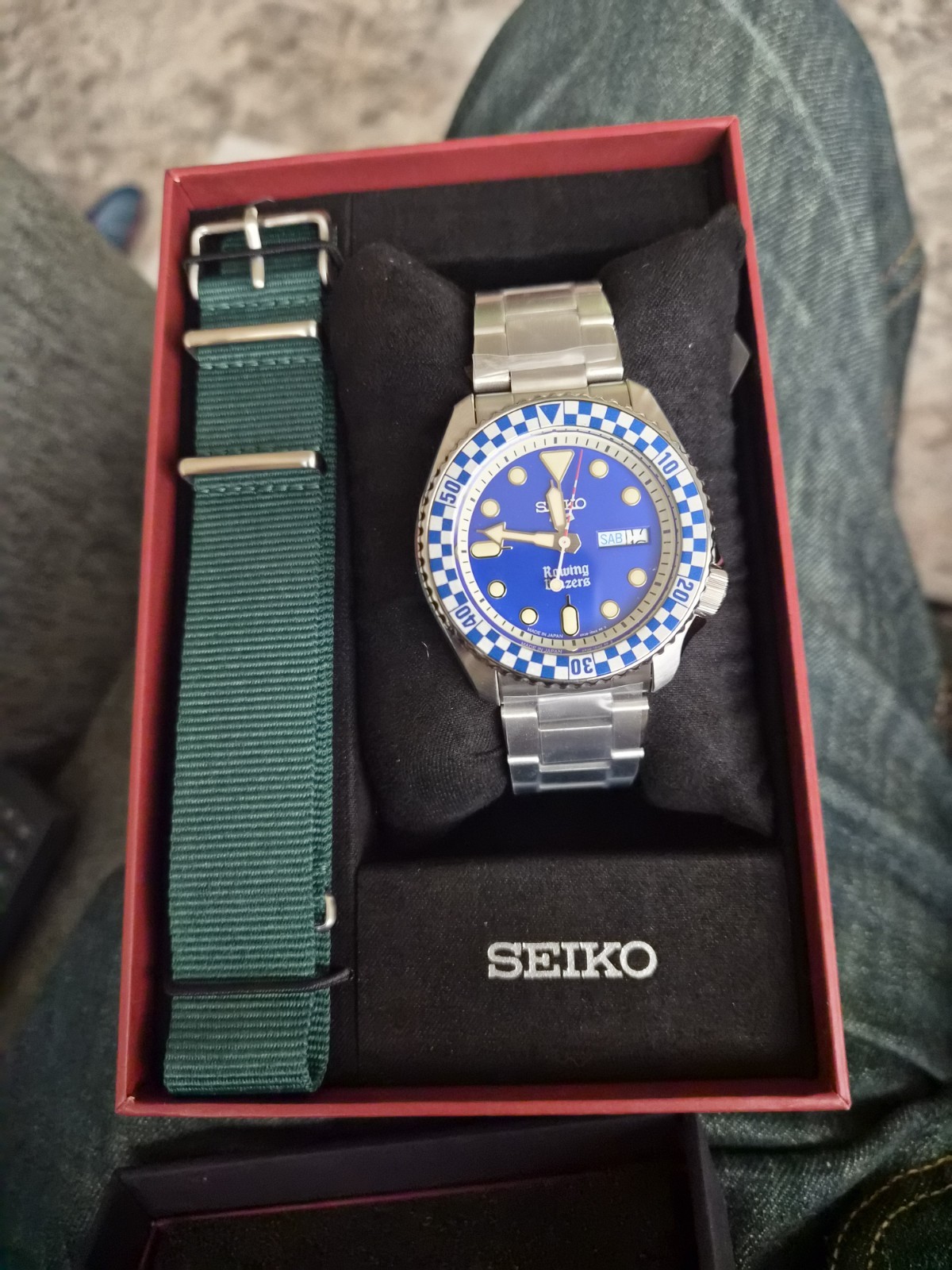 NEW Seiko 5 Sports Rowing Blazers x Wind Vintage SRPM19 Limited Edition 2500