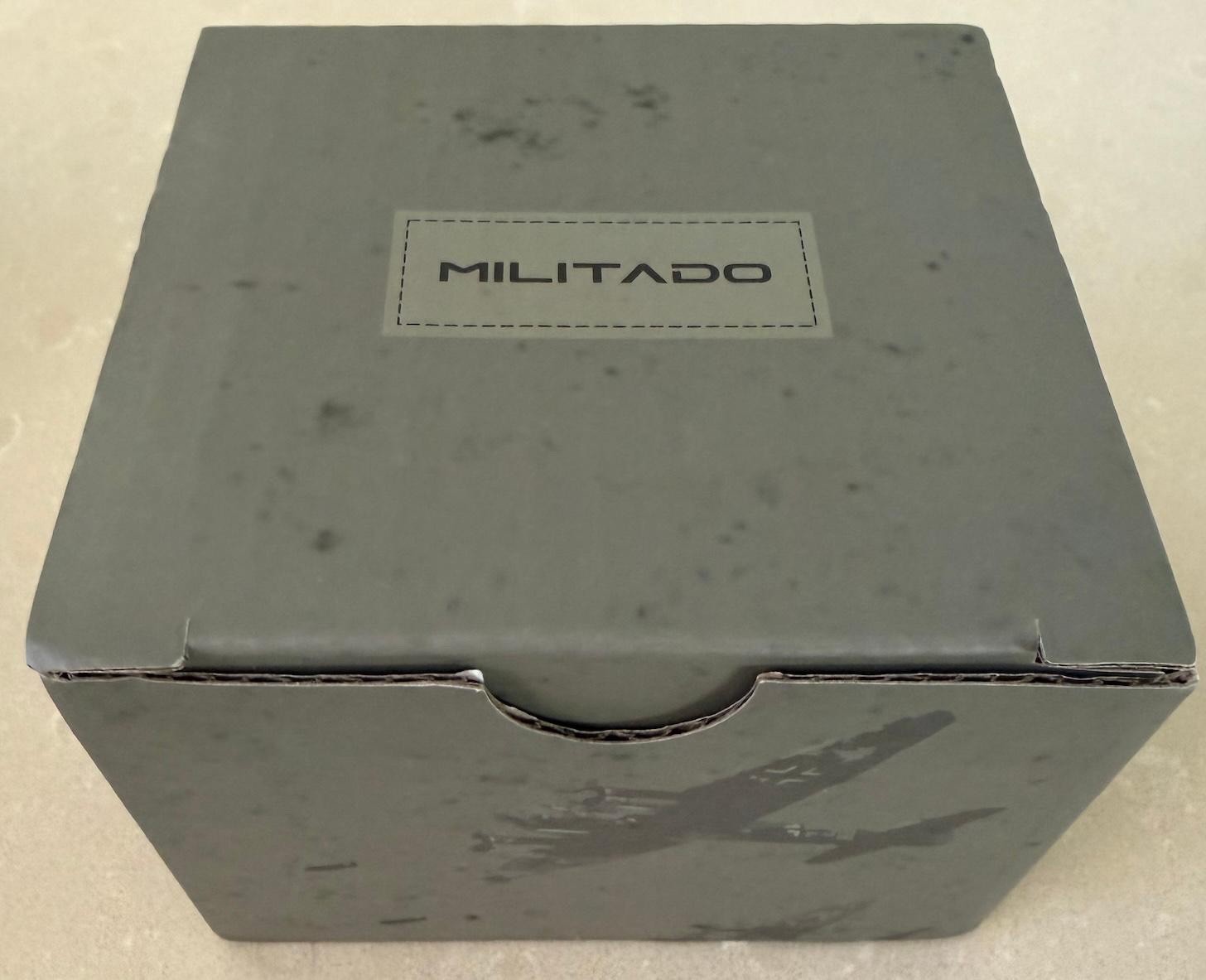 Militado ML05 38mm Quartz Field Watch 10Bar NATO Miyota Japan Mvmt Sapphire- NEW