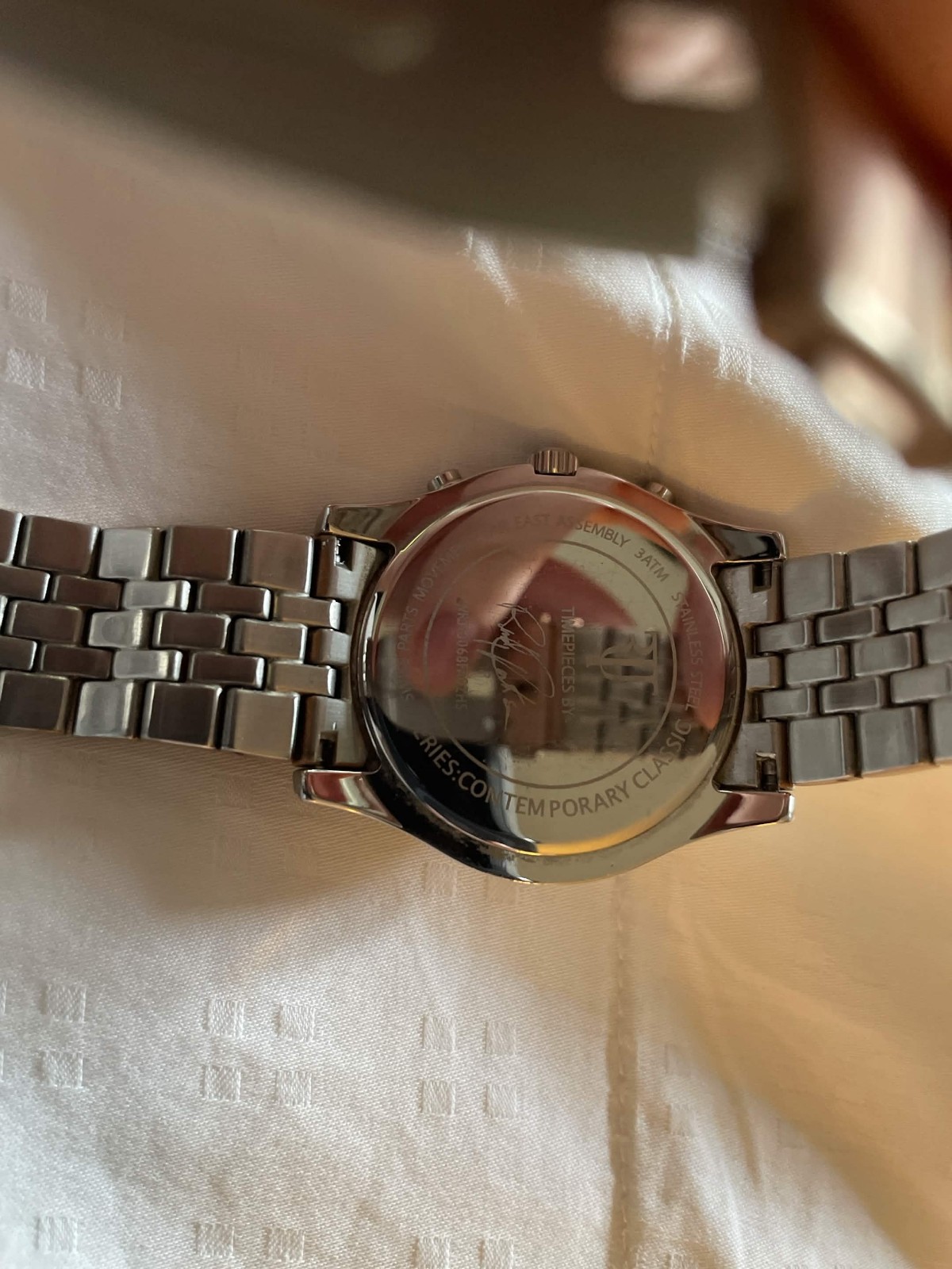 Timepieces by Randy Jackson Gold Stainless Steel white ceramic Watch