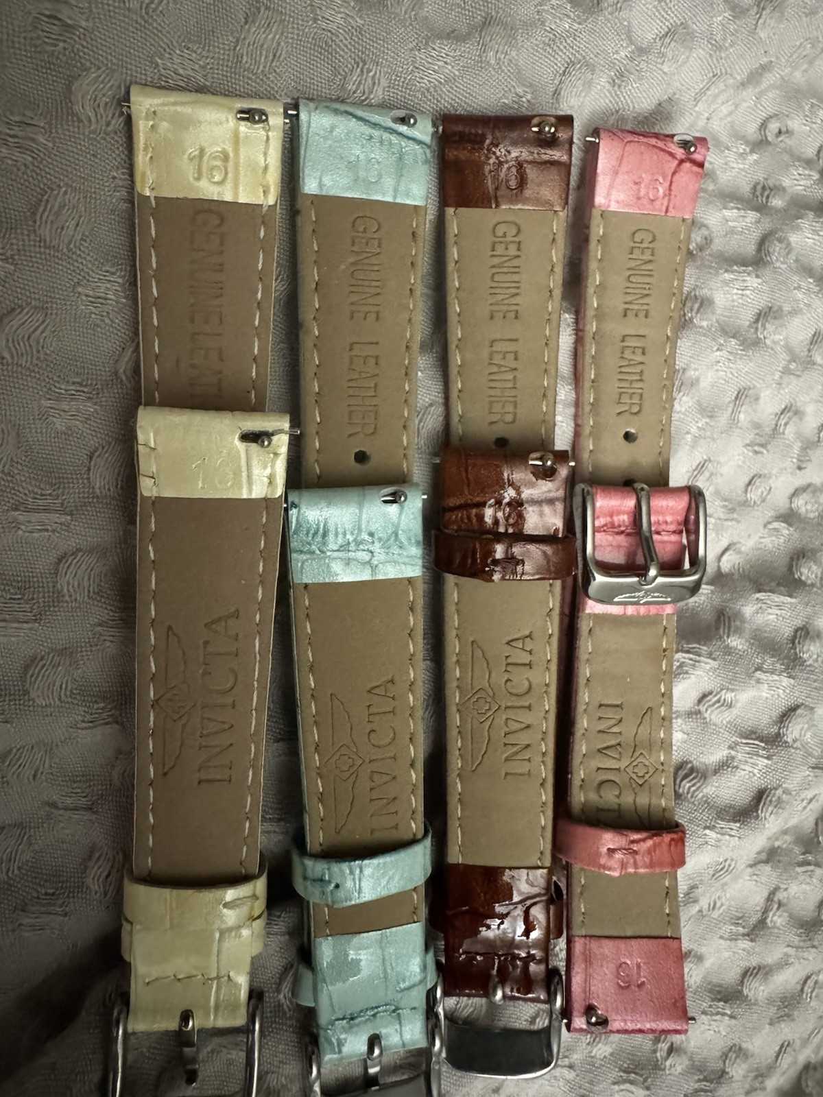 Multicolor Wristwatch Band Mixed Lot Leather Metal Silicone Fabric