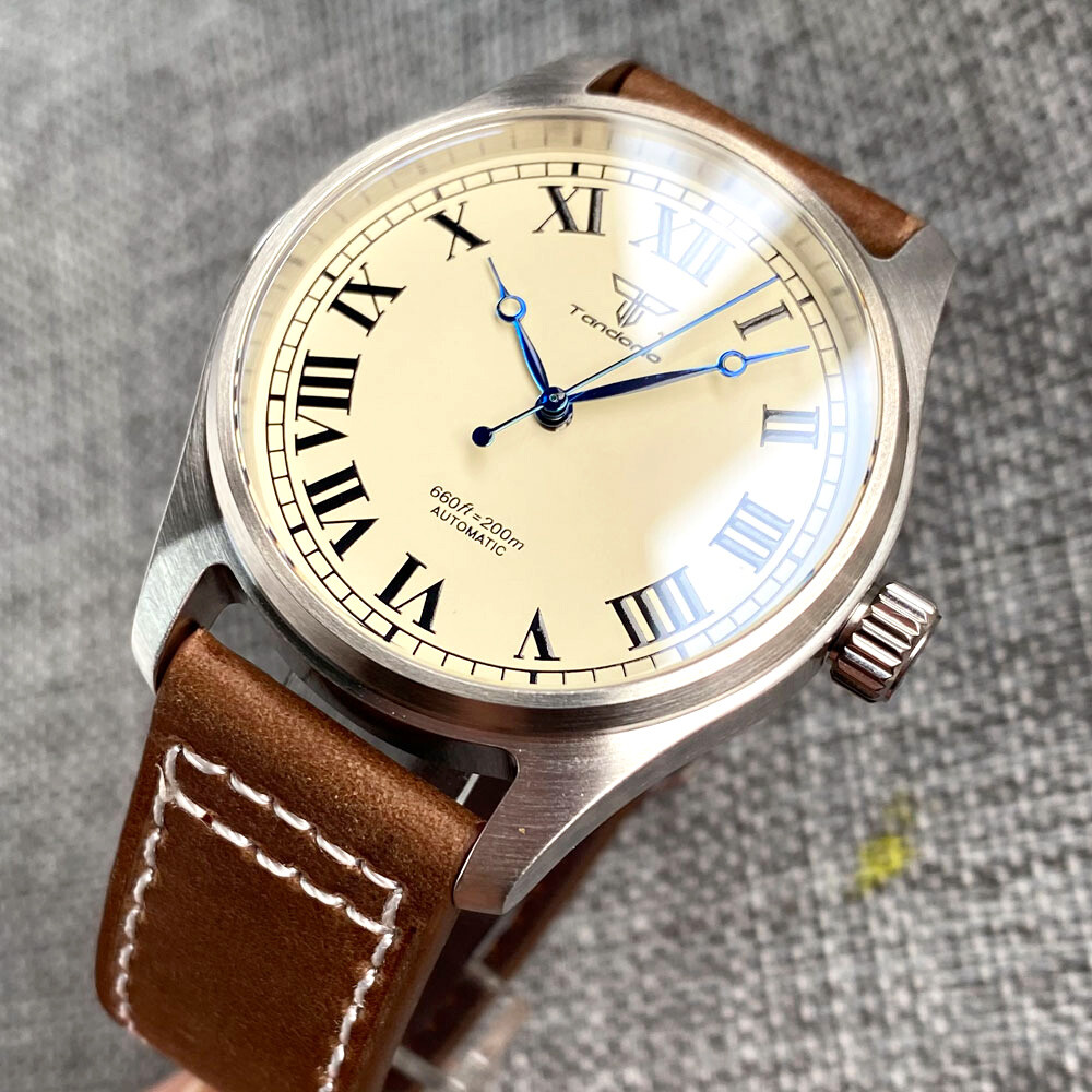 20ATM Diver 39mm Japan NH35A PT5000 Automatic Movement Men Watch Big Crown Lume