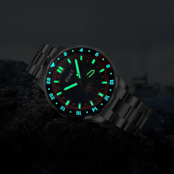RGMT Globemaster Stealth Ops GMT Automatic Watch