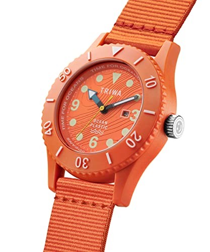 TRIWA Time for Oceans Nemo TFO203 Orange Recycled Plastic Watch Sweden Y870583