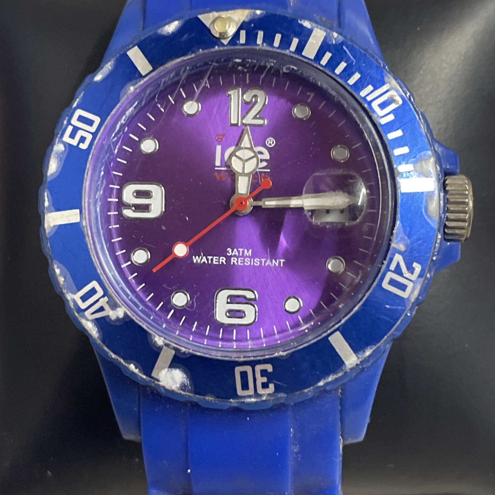 Ice Watch Forever Blue Purple Face Silicone Strap Y2K