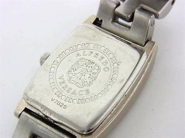 [A1R] Alfredo Versace Silver Black Dial Stainless Steel Quartz Watch [u8p]